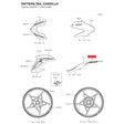 Kawasaki OEM – PATTERN,TAIL COVER,LH product image