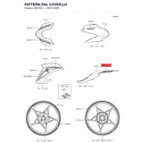 Kawasaki OEM – PATTERN,TAIL COVER,LH product image