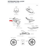 Kawasaki OEM – PATTERN,SIDE COWL.,LH product image