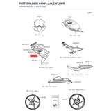 Kawasaki OEM – PATTERN,SIDE COWL.,LH product image
