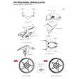 Kawasaki OEM – PATTERN,WHEEL,GRN/BLK product image