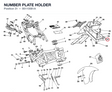 NUMBER PLATE HOLDER