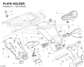 PLATE HOLDER 56110461D diagram position