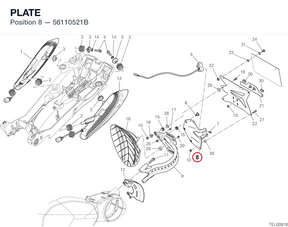PLATE 56110521B diagram position