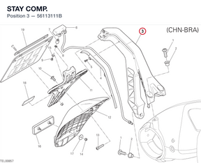 STAY COMP. 56113111B diagram position