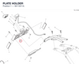PLATE HOLDER 56113211A diagram position