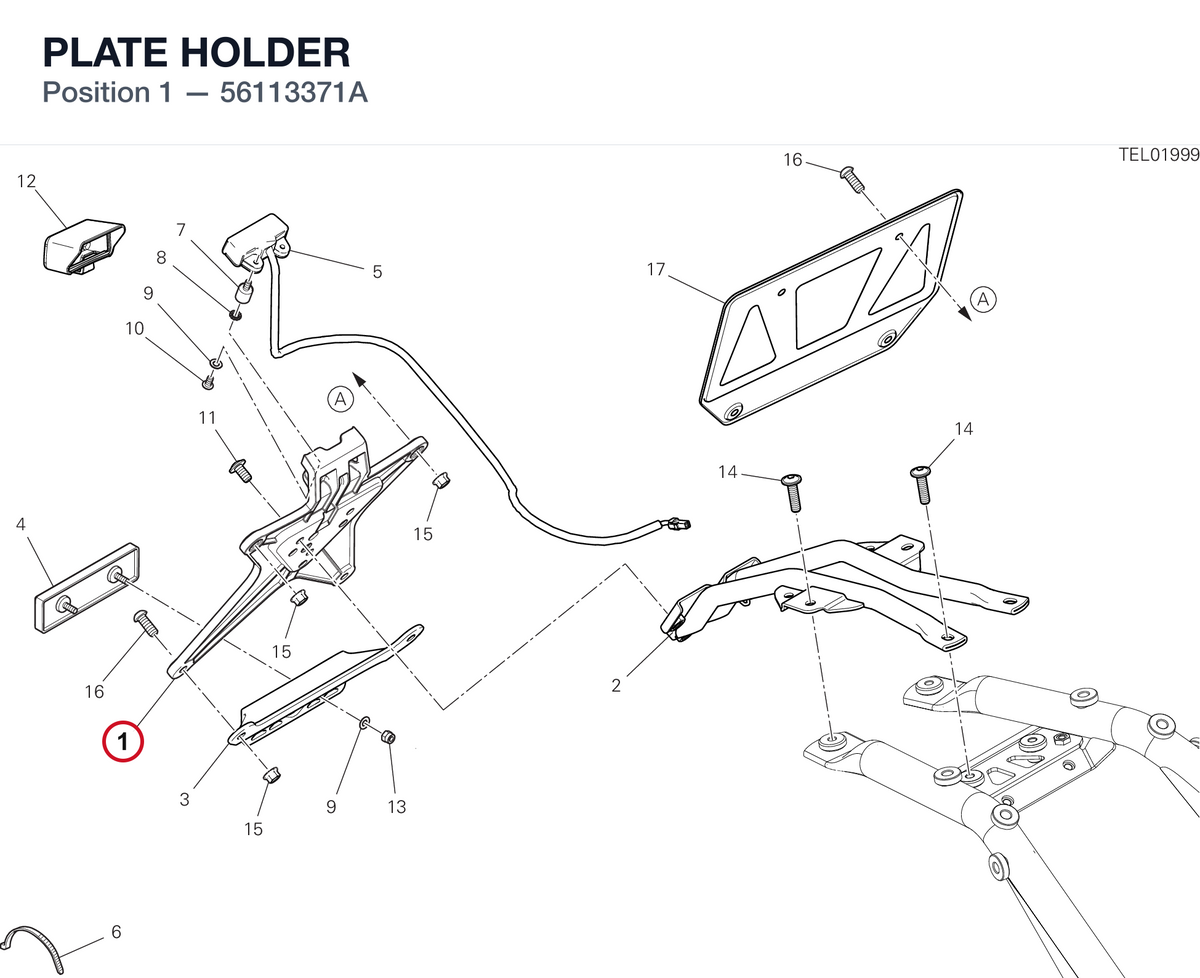 PLATE HOLDER 56113371A diagram position