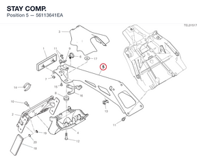 STAY COMP. 56113641EA diagram position