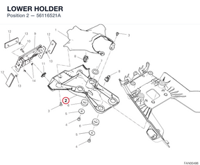 LOWER HOLDER 56116521A diagram position