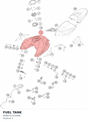 Diagram preview: FUEL TANK (95807013144EB)