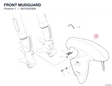 FRONT MUDGUARD 56310023BA diagram position