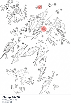 Diagram preview: Clamp 26x26 (0300002602601)