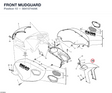 FRONT MUDGUARD 56410744AK diagram position