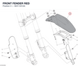 FRONT FENDER RED 56411331AA diagram position