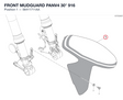 FRONT MUDGUARD PANV4 30° 916 56411711AA diagram position