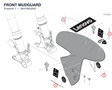 FRONT MUDGUARD 56416632AD diagram position