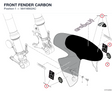 FRONT FENDER CARBON 56416662AC diagram position