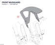 FRONT MUDGUARD 56416881AF diagram position