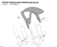 FRONT MUDGUARD SPARKLING BLUE 56416881AU diagram position