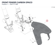 FRONT FENDER CARBON OPACO
