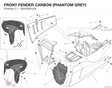 FRONT FENDER CARBON (PHANTOM GREY) 56420931AX diagram position