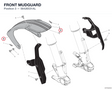 FRONT MUDGUARD 56426531AL diagram position