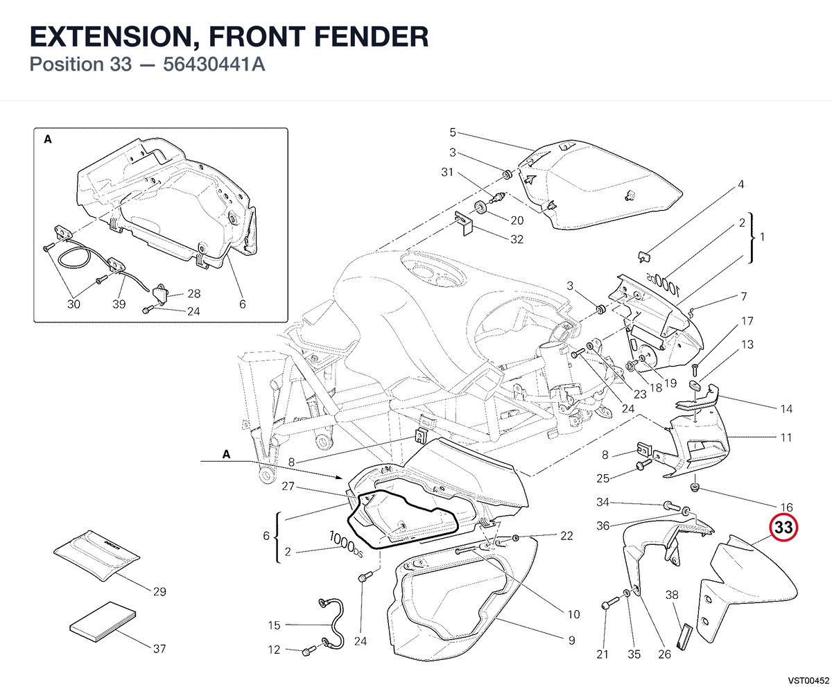 EXTENSION, FRONT FENDER