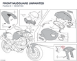 FRONT MUDGUARD UNPAINTED