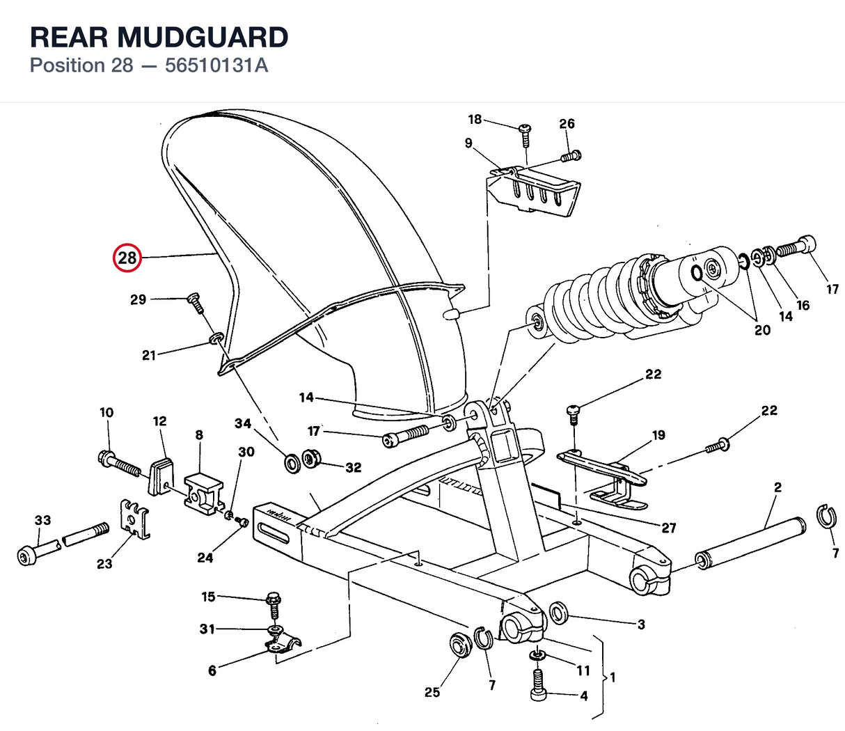 REAR MUDGUARD