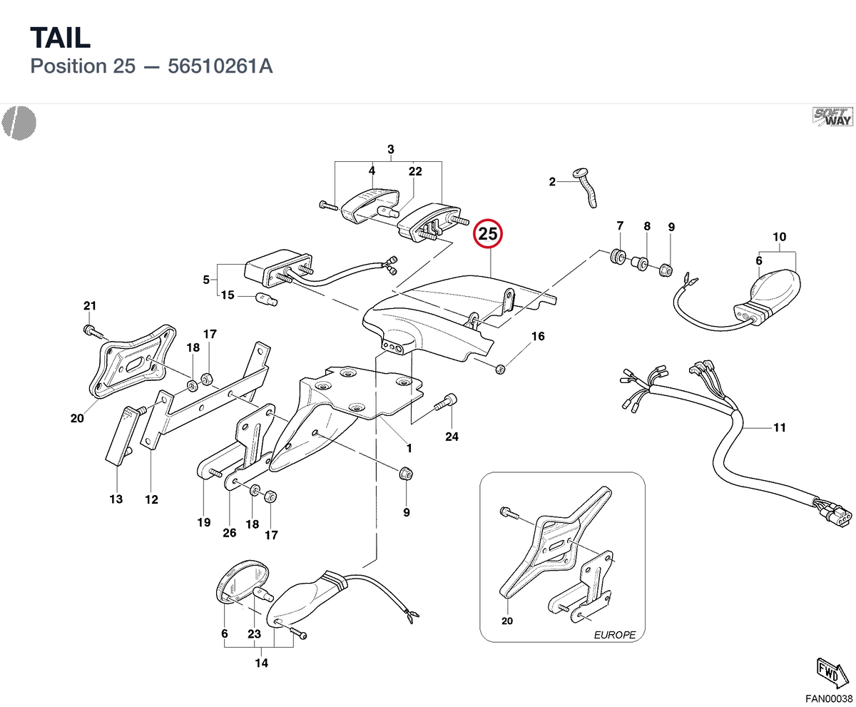 TAIL 56510261A diagram position