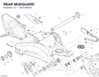 REAR MUDGUARD 56510661B diagram position