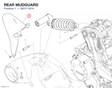 REAR MUDGUARD 56511181A diagram position