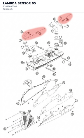 Diagram preview: LAMBDA SENSOR               05 (61041090000)