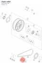 Diagram preview: Chain roller (A61804867000)