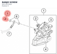 Diagram preview: BANJO SCREW (90113013000)