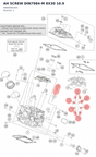 Diagram preview: AH SCREW DIN7984-M 8X30 10.9 (0984080305)