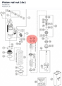 Diagram preview: Piston rod nut 16x1 (50180141)