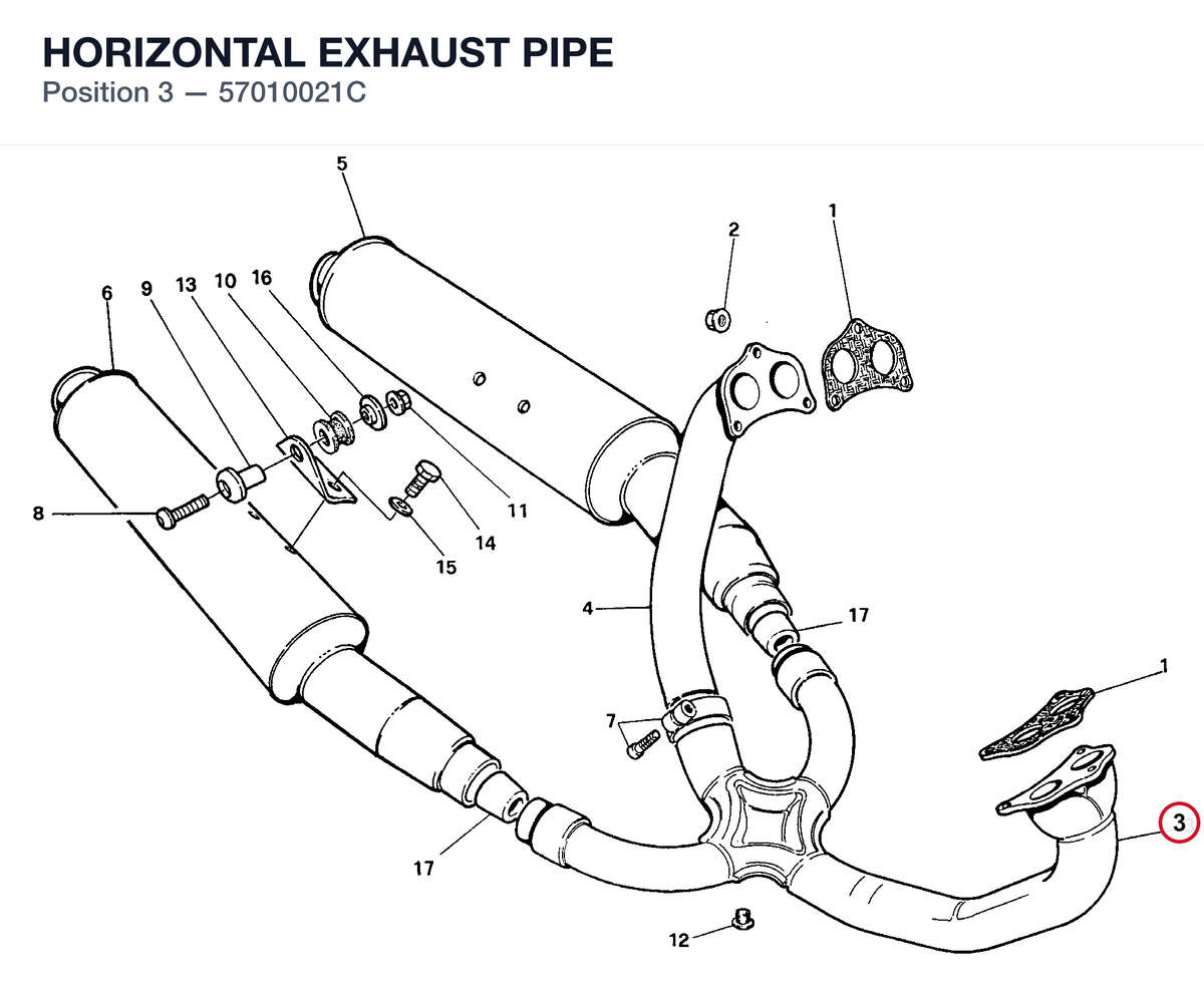 HORIZONTAL EXHAUST PIPE