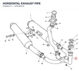 HORIZONTAL EXHAUST PIPE