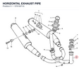 HORIZONTAL EXHAUST PIPE