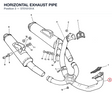 HORIZONTAL EXHAUST PIPE
