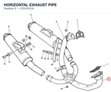 HORIZONTAL EXHAUST PIPE