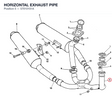 HORIZONTAL EXHAUST PIPE