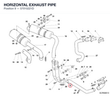HORIZONTAL EXHAUST PIPE