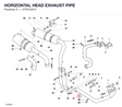 HORIZONTAL HEAD EXHAUST PIPE