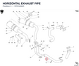 HORIZONTAL EXHAUST PIPE
