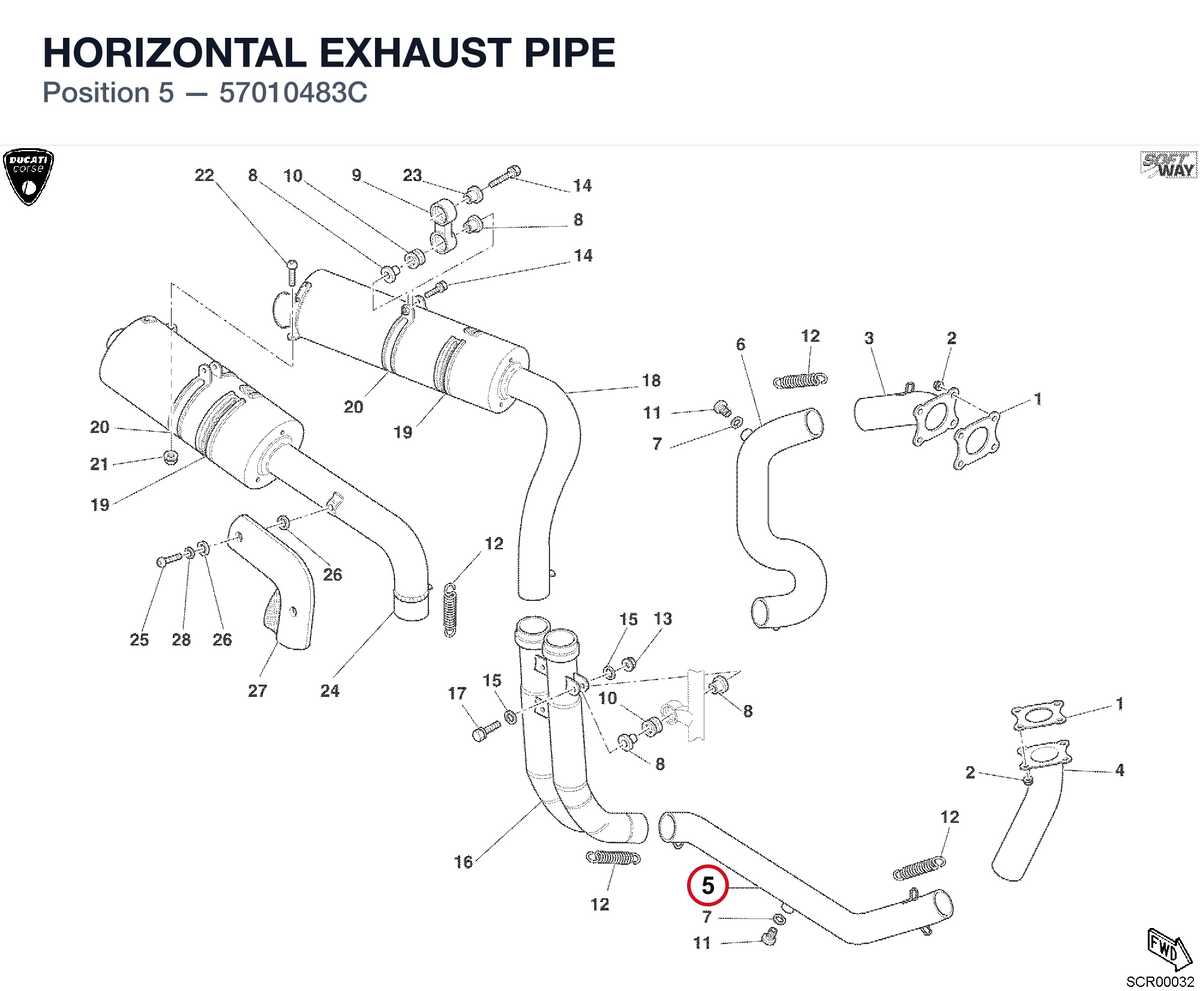 HORIZONTAL EXHAUST PIPE