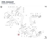 PIPE, EXHAUST