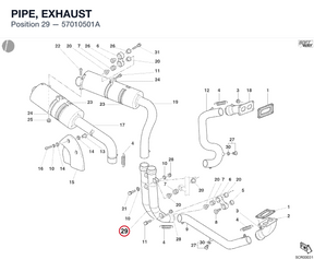 PIPE, EXHAUST