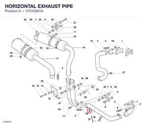 HORIZONTAL EXHAUST PIPE